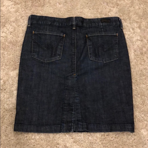 Citizens of Humanity Denim Pencil Skirt - Picture 2 of 6